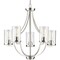 Progress Lighting Lassiter Collection Five-Light Brushed Nickel Chandelier P400197-009 - alternate 1